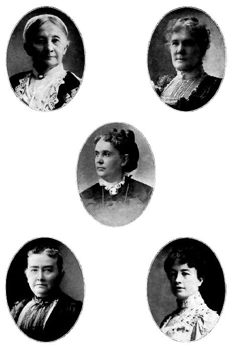 SUSAN LOOK AVERY.
Louisville, Ky., and Chicago, Ill.
HELEN PHILLEO JENKINS.
Detroit, Mich.
LOUISA SOUTHWORTH.
Cleveland, Ohio.
MARY BENTLEY THOMAS.
Ednor, Md.
KATE M. GORDON.
New Orleans, La.