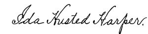 signature (Eda Husted Harper.)