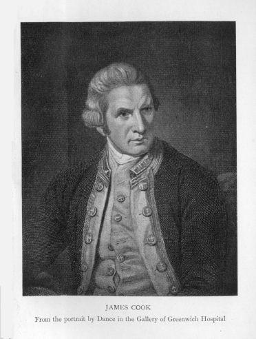 James Cook.  From the portrait by Dance in the Gallery of Greenwich Hospital.