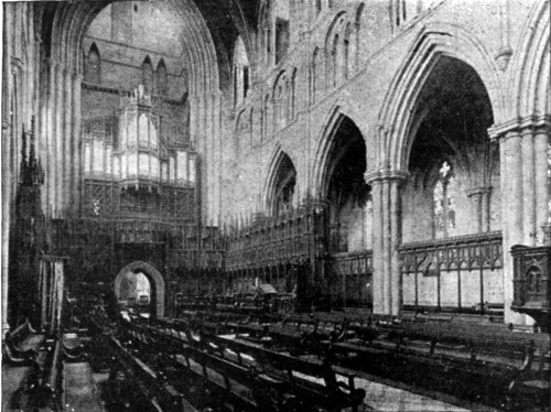 THE CHOIR, RIPON CATHEDRAL.

From a Photo. by Elliott & Fry.