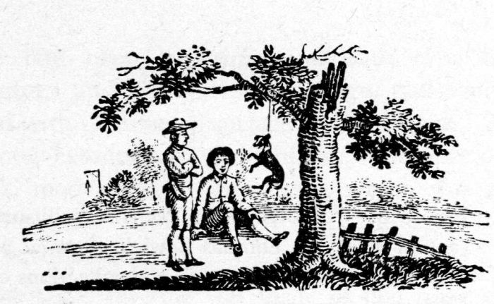 Figure 9.—Tailpiece by Thomas
Bewick (actual size), from A general
history of quadrupeds, 1790, in the
collections of the Library of Congress.