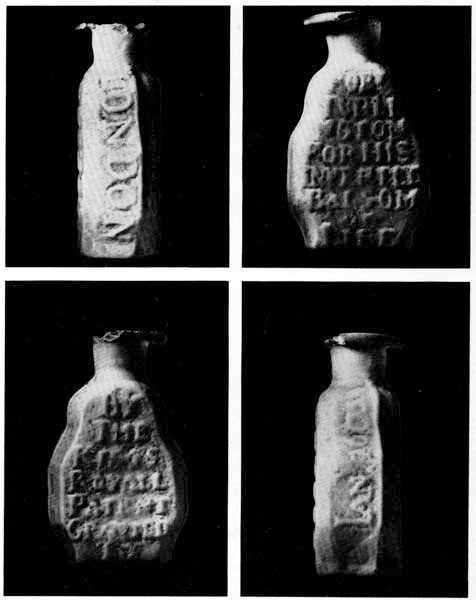 Four sides of a Turlington's Balsam of Life Bottle