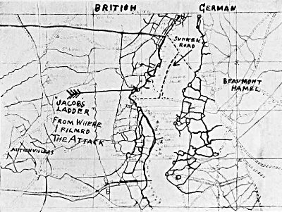 THE PLAN OF ATTACK AT BEAUMONT HAMEL. JULY 1ST, 1916