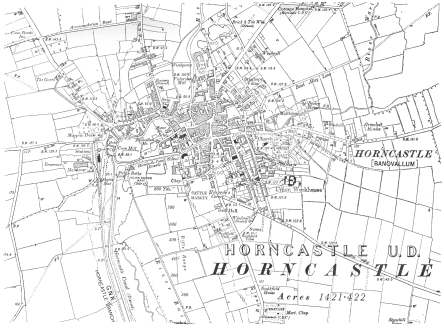 Plan of Horncastle, 1908—from the Ordnance Survey