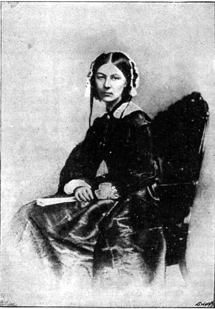 MISS FLORENCE NIGHTINGALE.

From a Photograph.