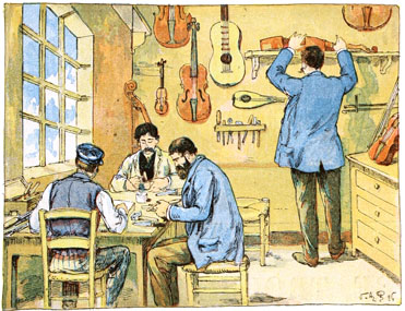 La Fabrication des Instruments  cordes