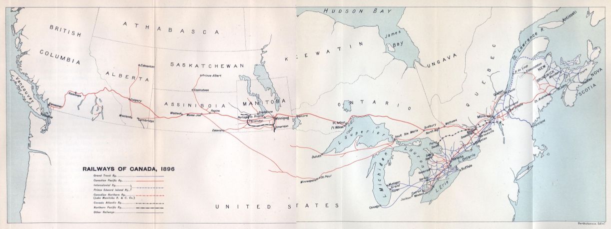 Railways of Canada, 1896