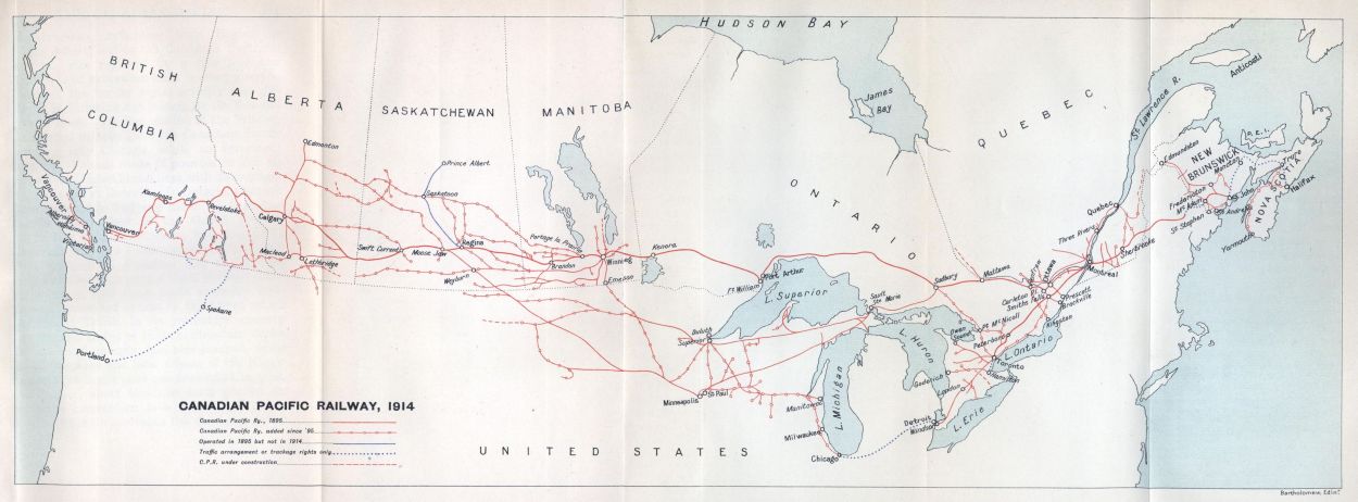 Canadian Pacific Railway, 1914
