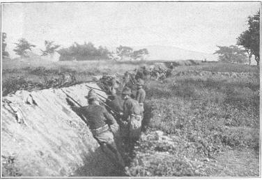 Rough Riders in the trenches