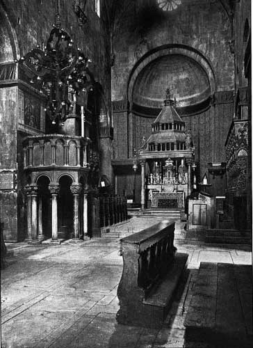 INTERIOR OF THE CATHEDRAL, TRA

