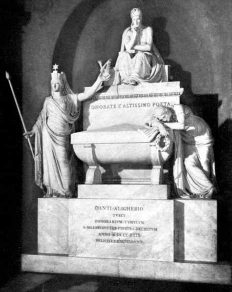 Monument To Dante, in the Piazza di Santa Croce.