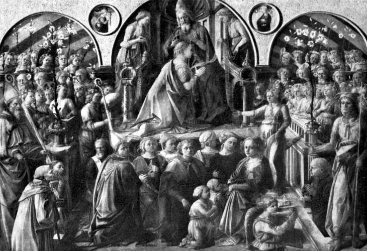 The Coronation of the Virgin, Filippo Lippi.