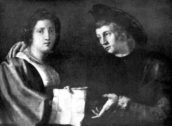 Andrea del Sarto. Portrait of the Artist and His Wife.