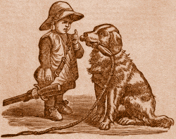  Child and Dog playing Adventurers.