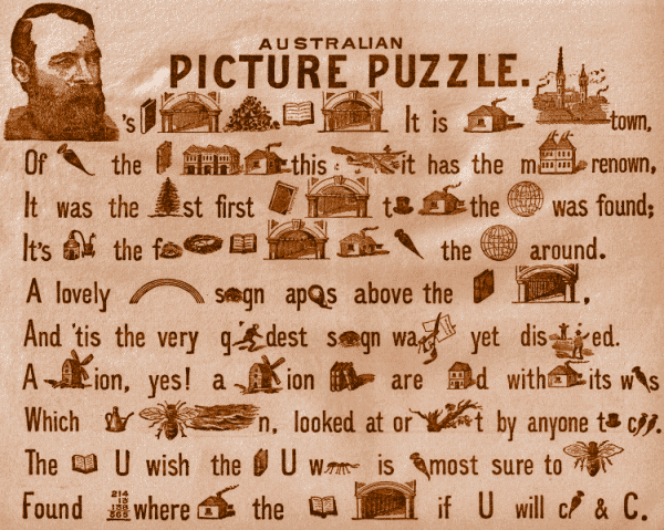 Australian Picture Puzzle.