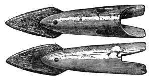 Flint Heads of Ojibway Fish-Spears.