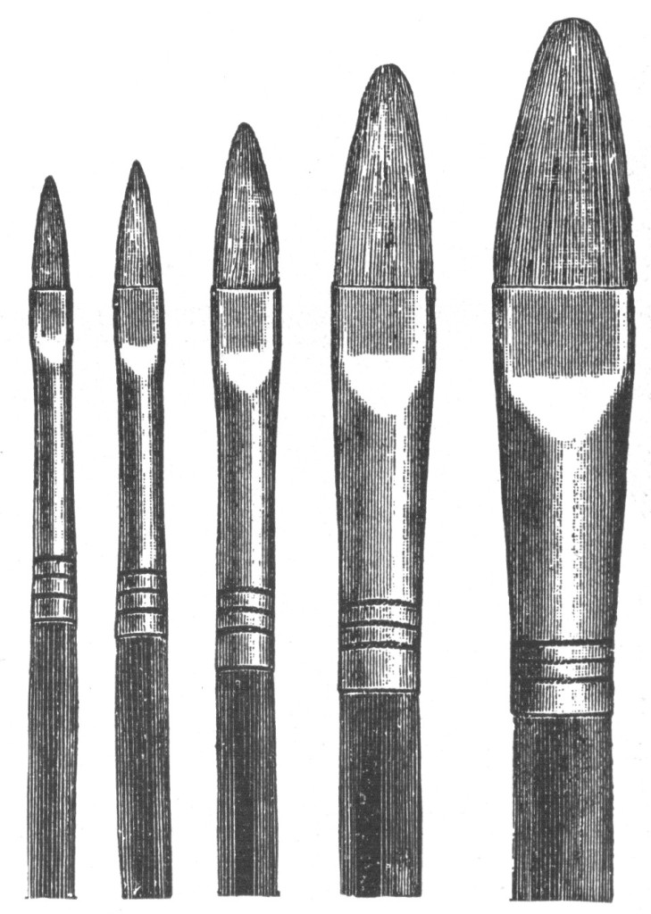 Brushes.—Round Pointed