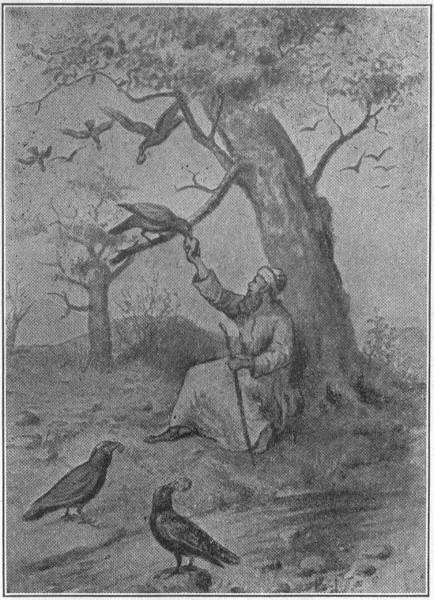 Elijiah was fed twice each day by ravens