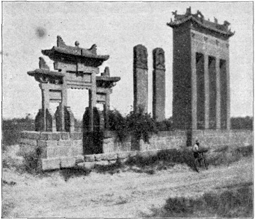 MONUMENTS NEAR ONE-SHE-CHIEN.