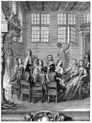 conversation and telling of stories at the house of the
duchess of newcastle, 1656.