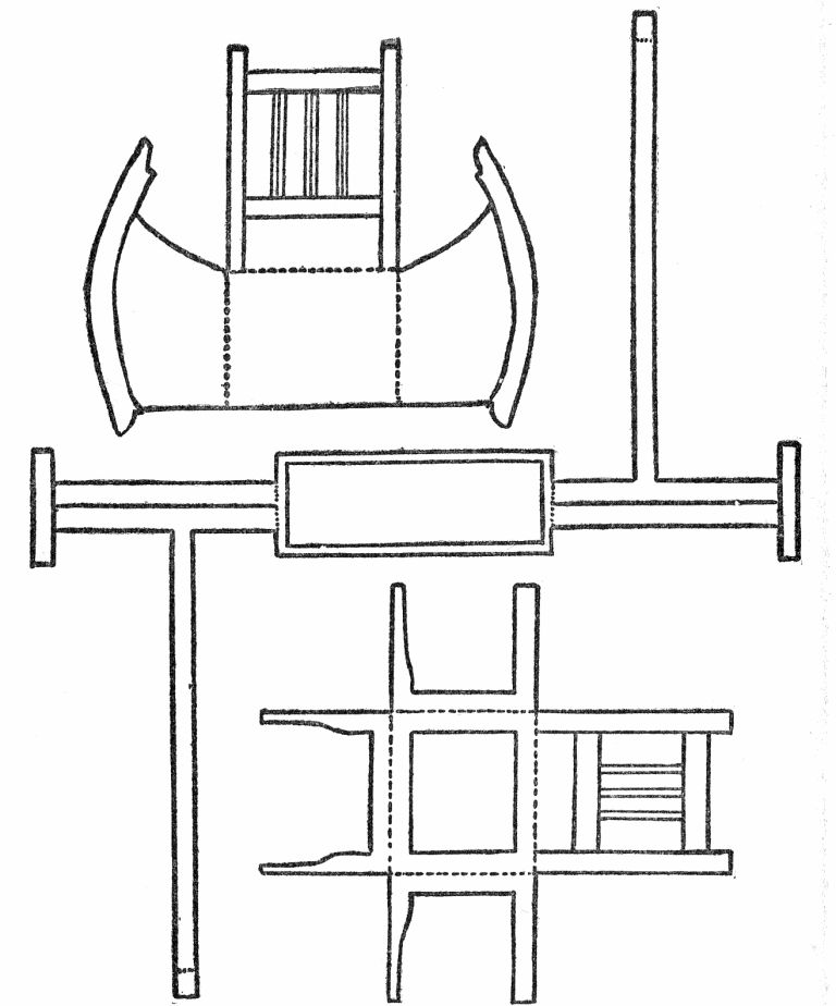 Rocking-Chair, Towel Rack, and Chair