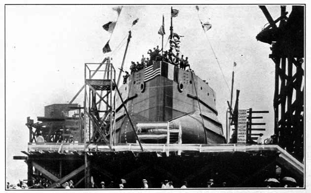 S. S. GAUCHY, First Ship Launched on Canal