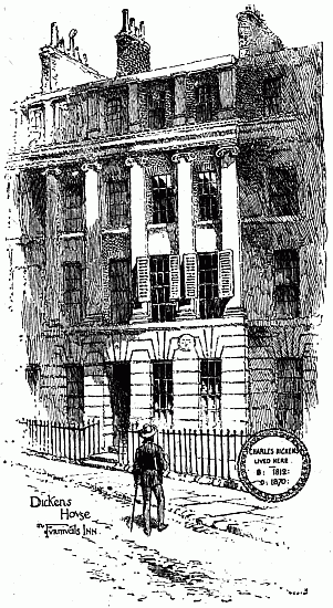 Dickens House by Furnival's Inn