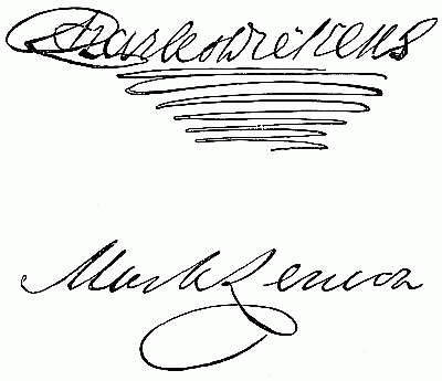 Signatures: Charles Dickens and Mark Lemon