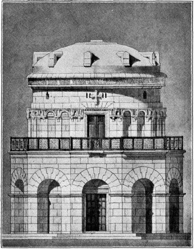 Bild 4. Das Grab des Theoderich, Rekonstruktion von Haupt. Bild 4. Das Grab des Theoderich, Rekonstruktion von Haupt.