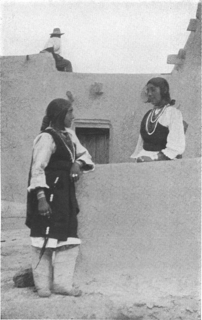 A Hopi wooing, which has an added interest in that among
the Hopi Indians, women are the rulers of the household