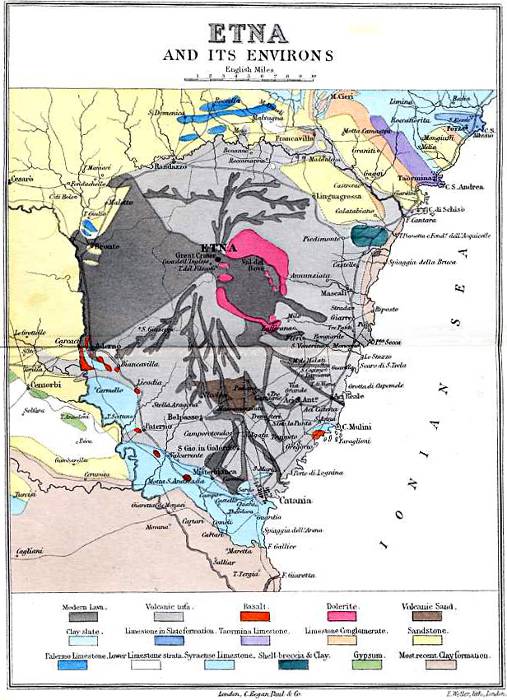 Geological Map of Etna