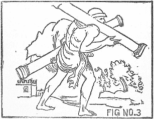 Hercules carrying two pillars