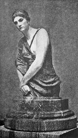 Cassandra

From a statue in colored marble by Max Klinger