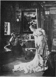 L'Atelier

From a painting by Alfred Stevens