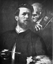 Fiddling Death

From a portrait by Arnold Boecklin