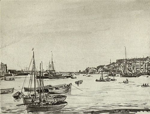 THE OLD HARBOUR, PLYMOUTH