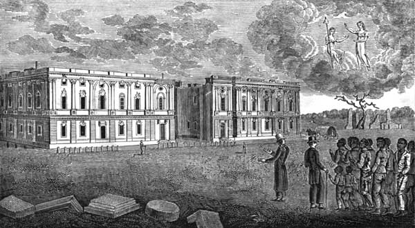 

View of the Capitol of the United States, after the Conflagration in 1814.