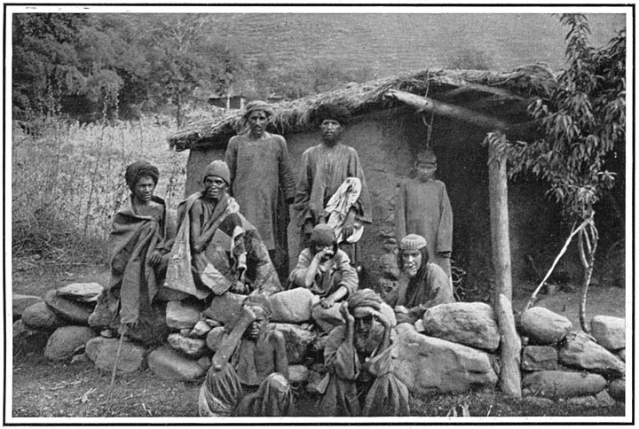 A Group of Lepers at a Zyarat or Shrine in Hazara