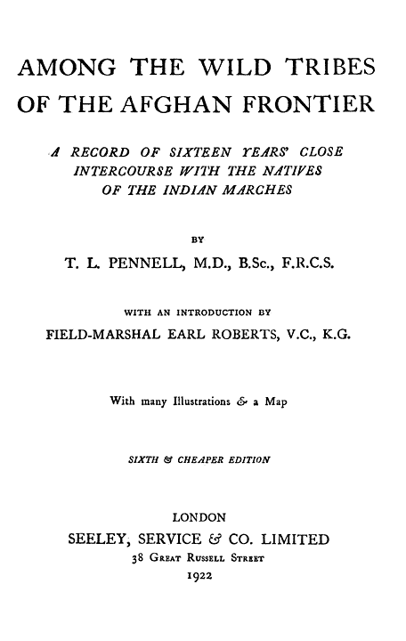 Title page of the 1922 edition. 