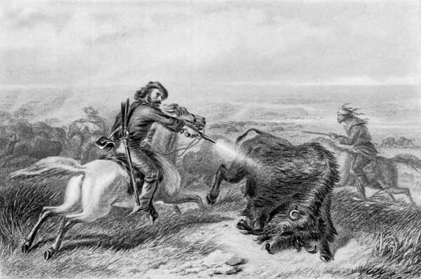 The buffalo-hunt.
