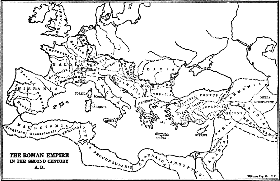The Roman Empire in the Second Century A. D.