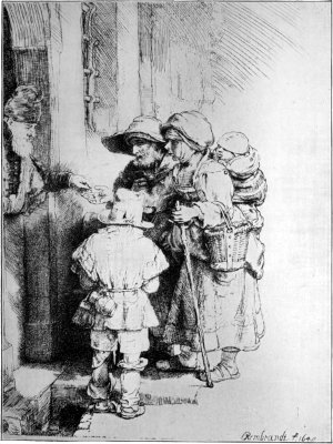 Beggars At The Door Of A House