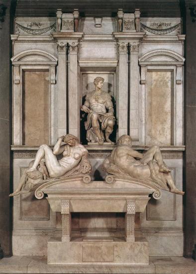 TOMB OF GIULIANO DE' MEDICI Chapel of the Medici in San Lorenzo, Florence (1524-1526 and 1530-1534).
