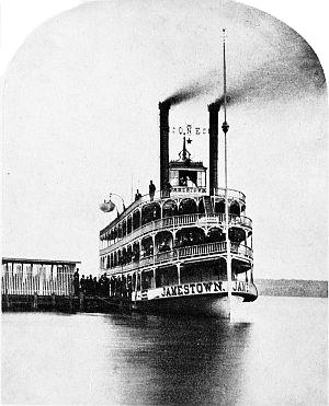 Old Steamer "Jamestown"