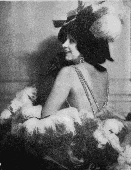 GERALDINE FARRAR AS ZAZA from a photograph by Geisler and Andrews (1920)