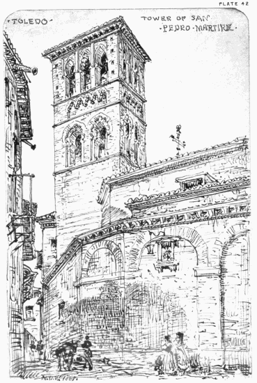 PLATE 42
TOLEDO
TOWER OF SAN PEDRO MARTIRE
MDW 1869
