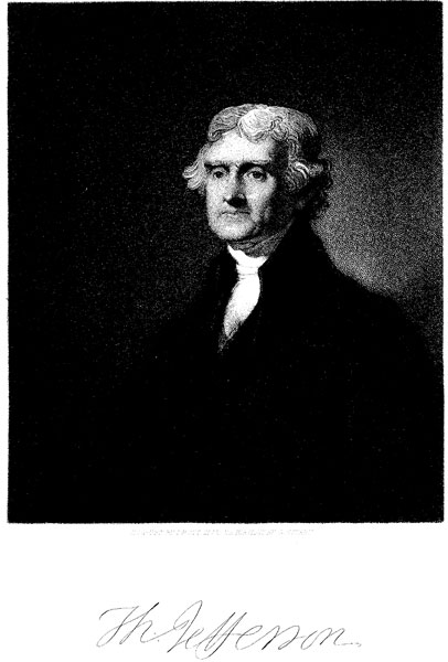 {Thomas Jefferson portrait and signature}
