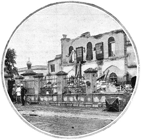 De overblijfselen van het Afzul Gunj Hospitaal te Hyderabad.