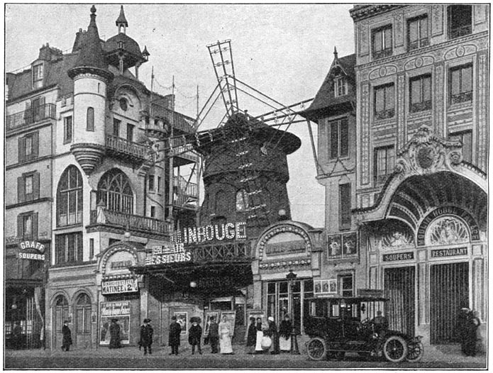 De Moulin Rouge te Parijs.