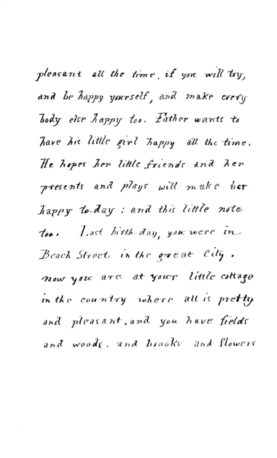 Page 3 of letter for Elizabeth Alcott 1840